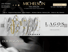 Tablet Screenshot of michelson-jewelers.com
